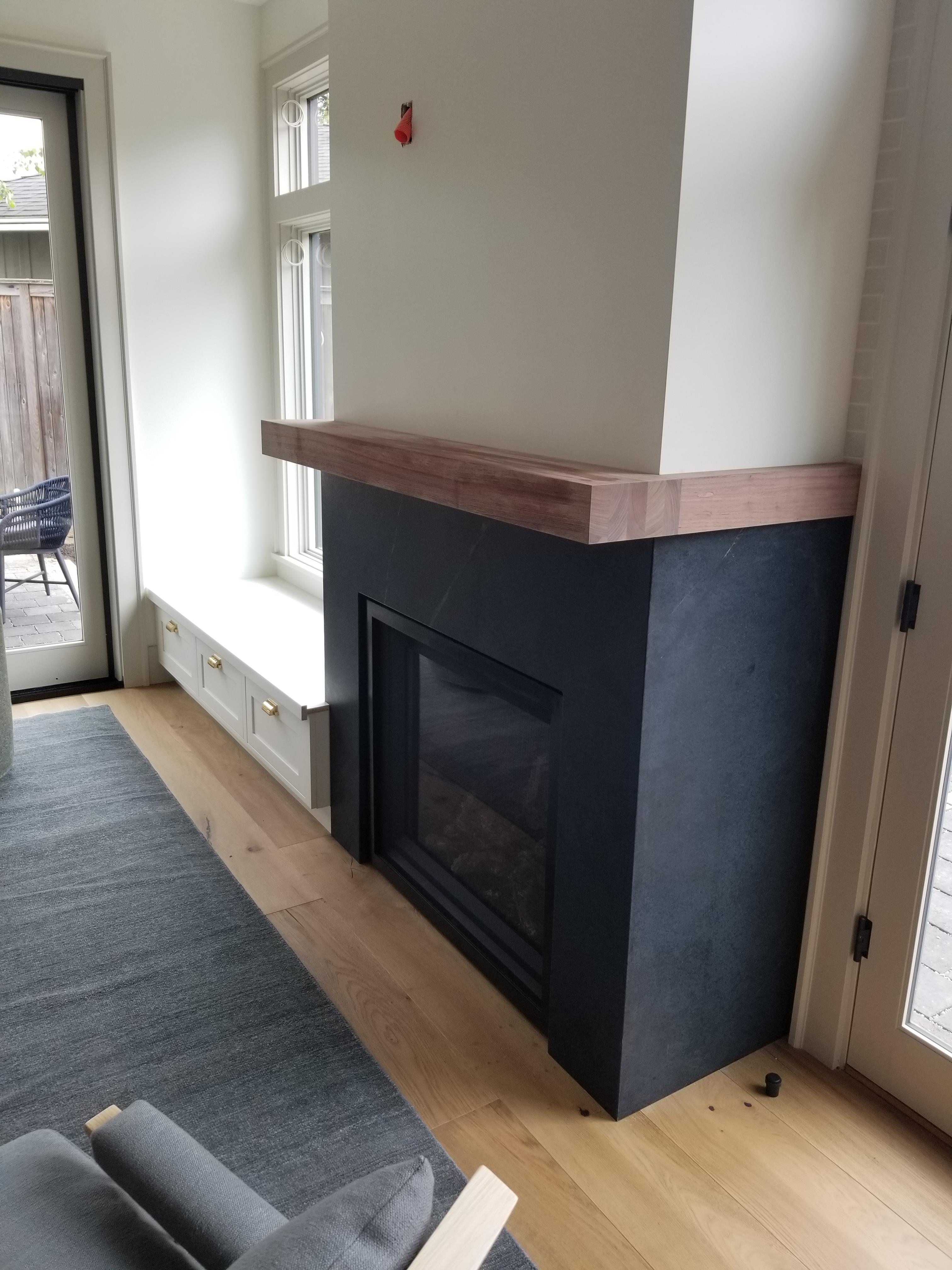 Wood Mantel