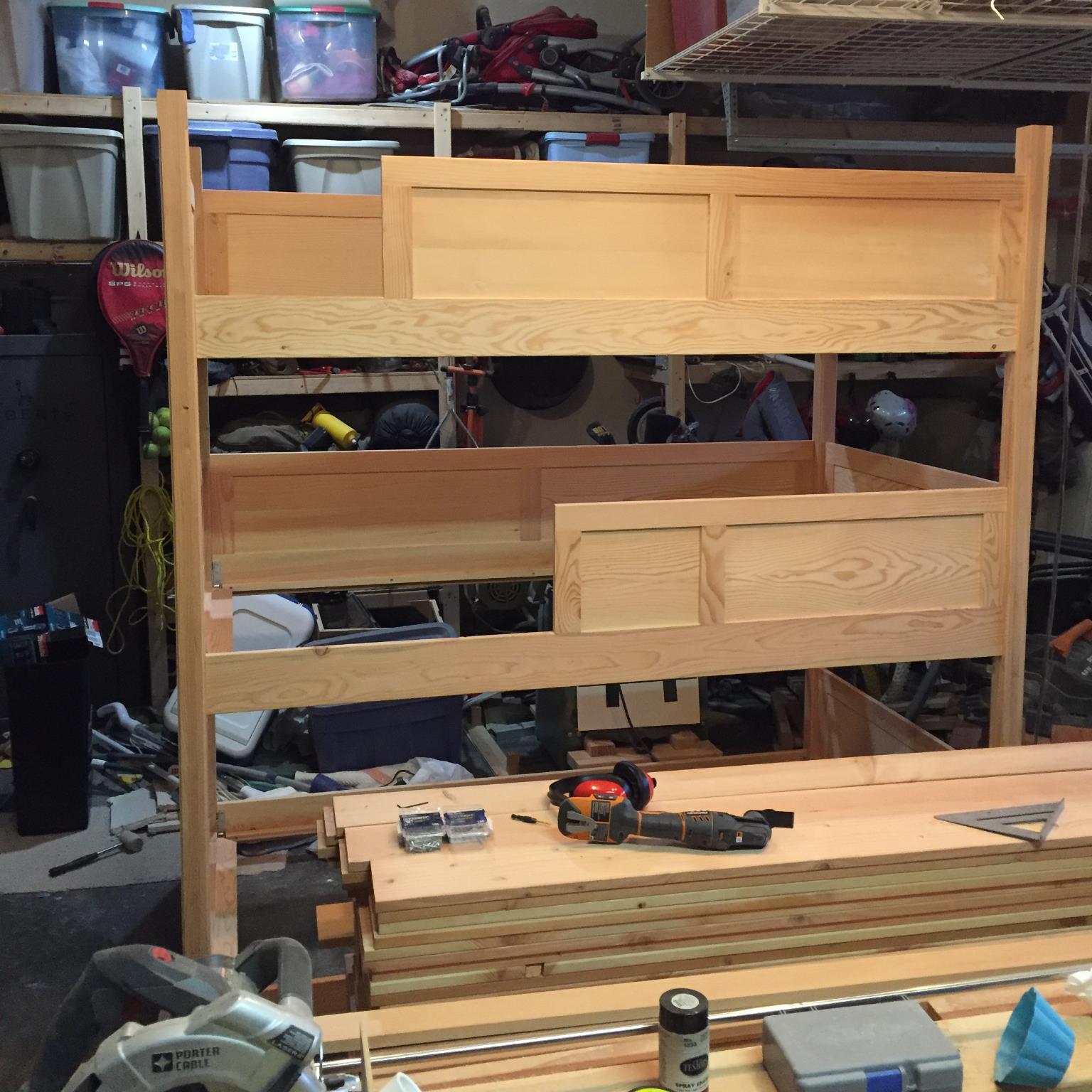 Triple Bunk Bed Set