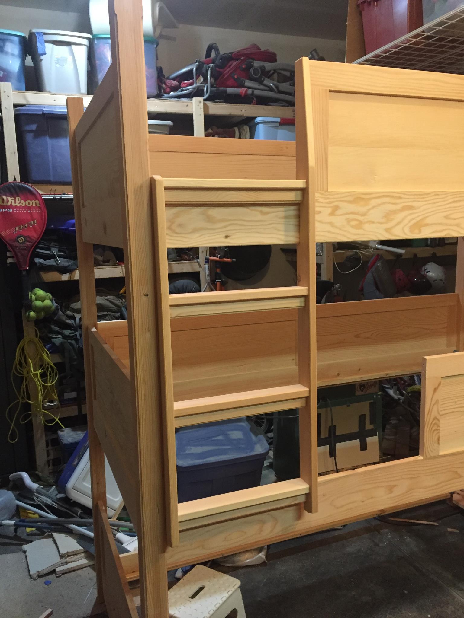 Triple Bunk Bed Set