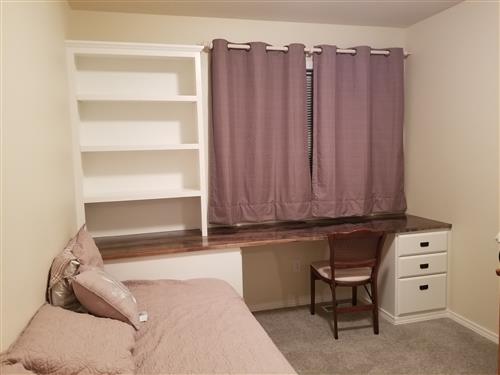 Twin Bed with Built-in Desk & Storage