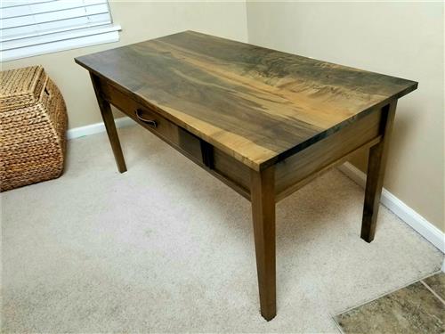 Maple Coffee Table with Fingerprint Reader